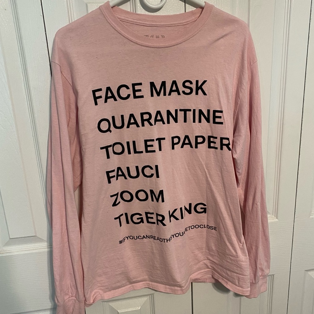Thirty Seconds to Mars Limited Edition Release 2020 Long Sleeve Shirt Light Pink